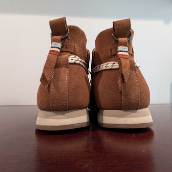 Toms Rio Dark Amber Brown Suede Water Resistant Women’s Boots Size 10 - Picture 2 of 4